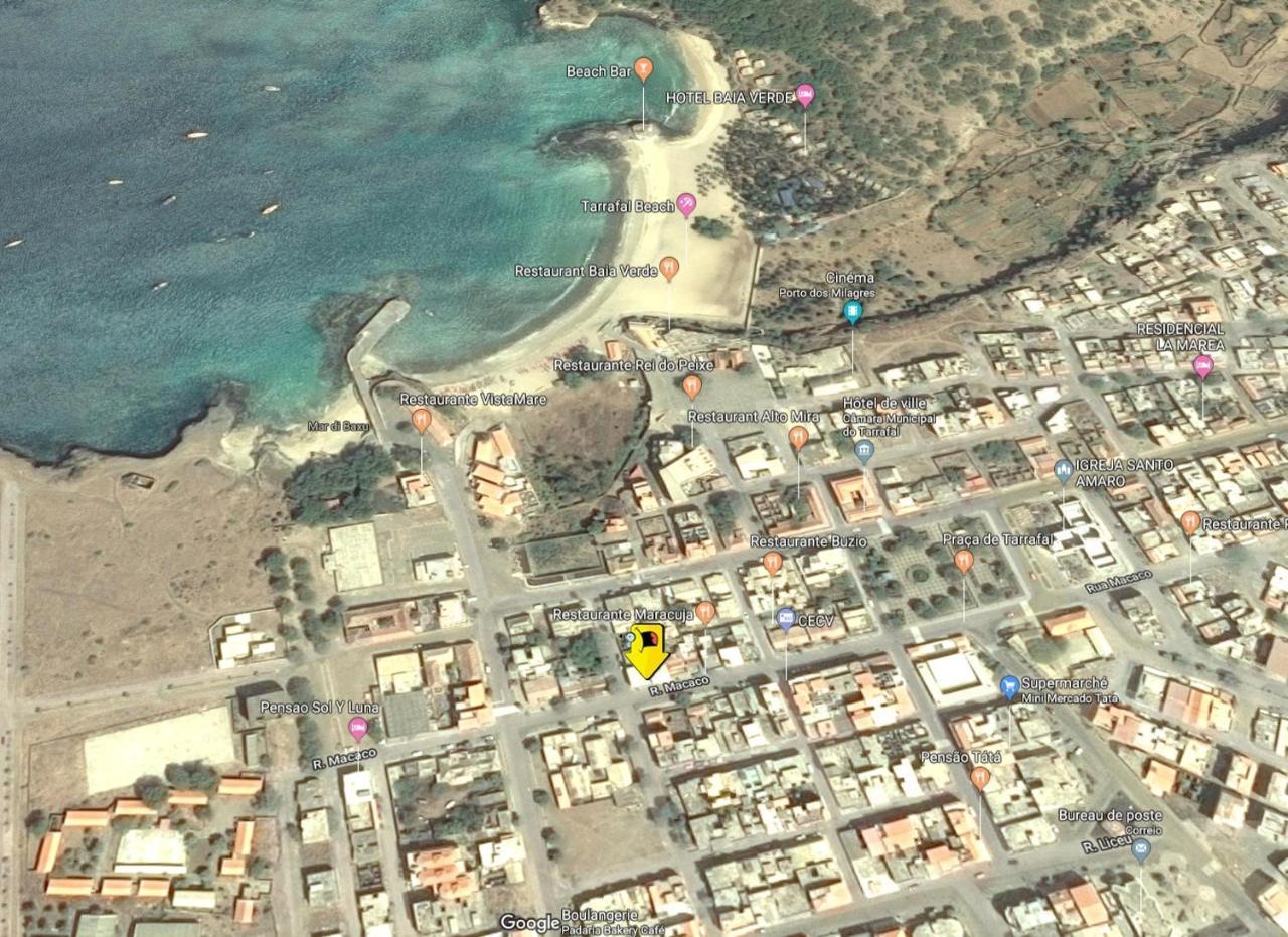 Casa Cabral : Big Apartment Next To The Beach Tarrafal  Esterno foto